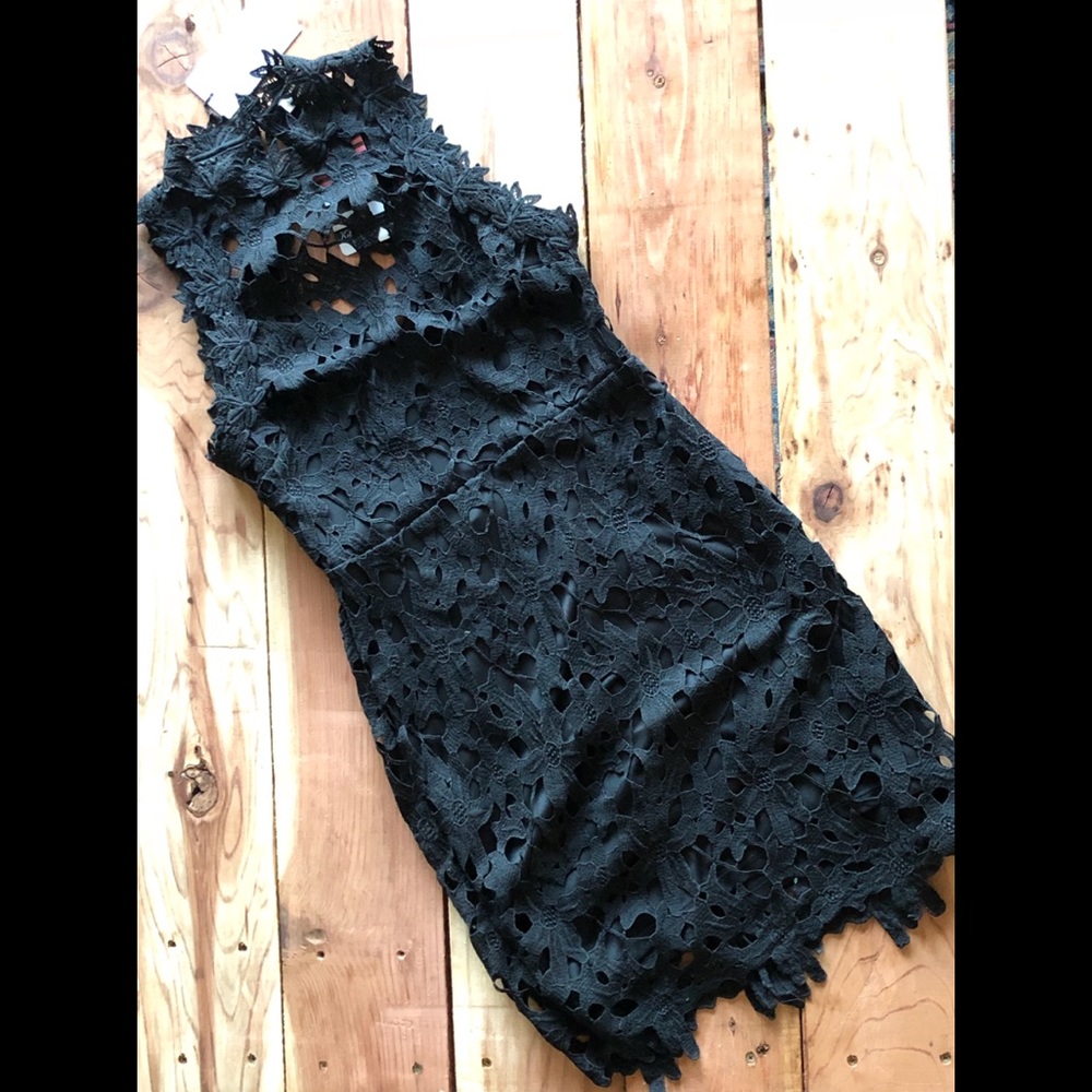 BNWT Cotton Candy LA Black Lace Dress